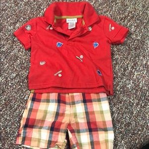 Baby boys baseball outfit